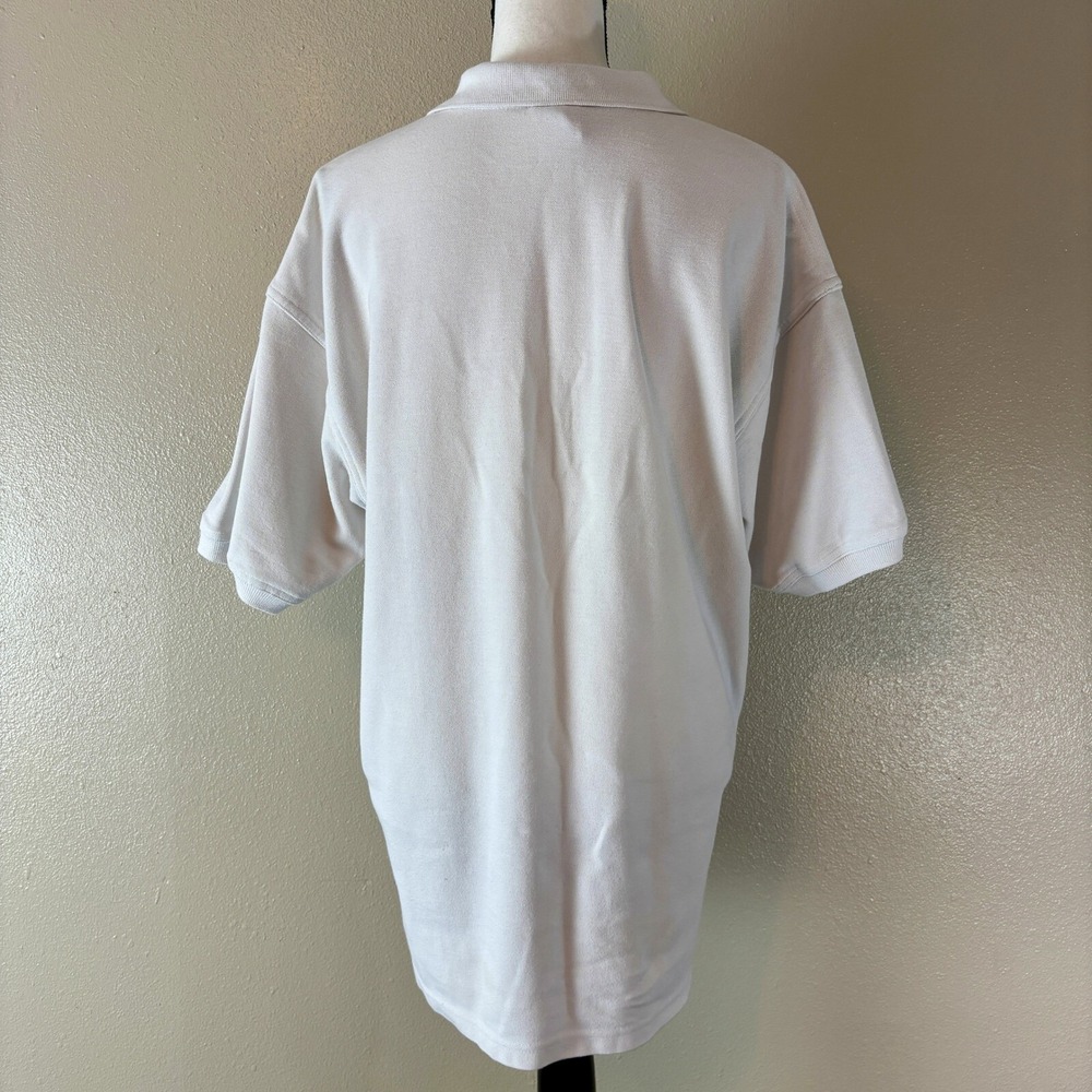 Playa del Carmen Mexico Souvenir White Golf‎ Polo Shirt Miro Men's XL Vacation - Picture 8 of 12